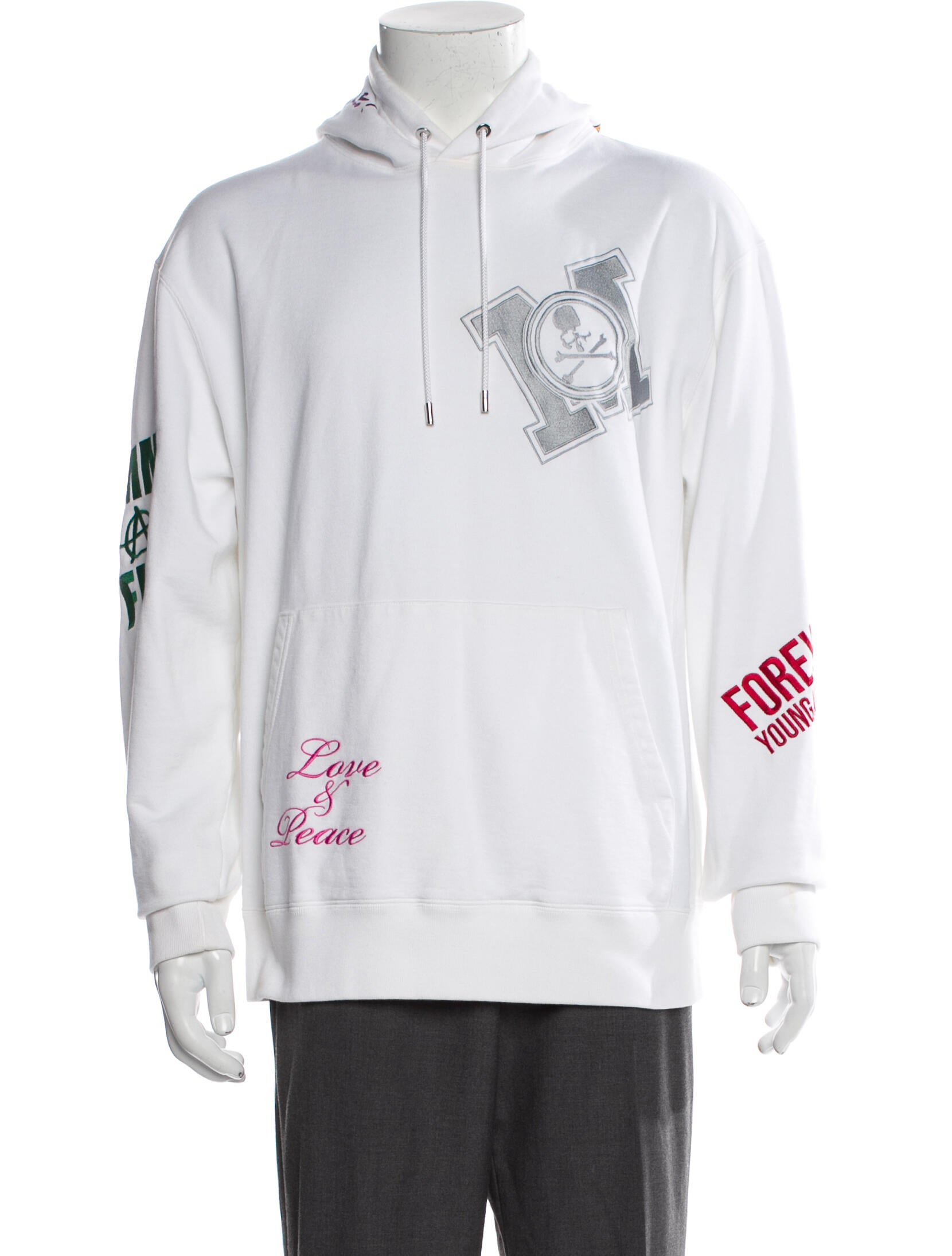 Mastermind World Graphic Print Crew Neck Hoodie