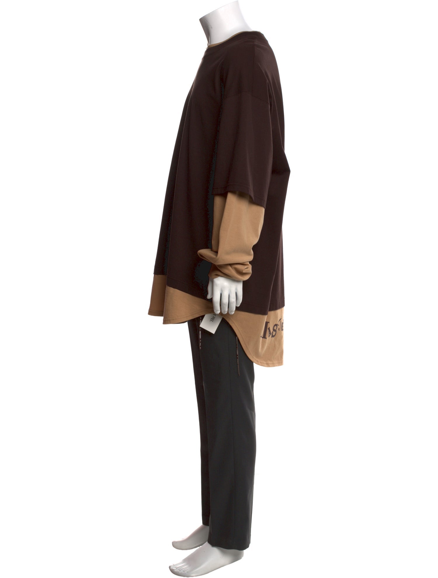 Mastermind World Colorblock Pattern Crew Neck T-Shirt