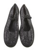 tricot COMME des GARÇONS Glitter Tweed Pattern Mary Jane Flats