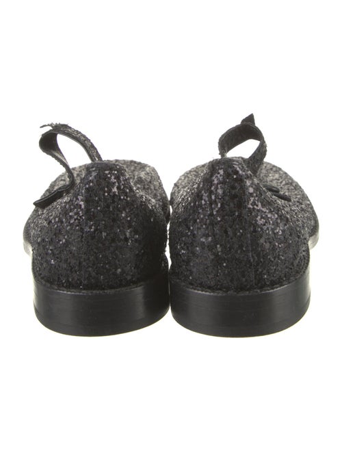 tricot COMME des GARÇONS Glitter Tweed Pattern Mary Jane Flats