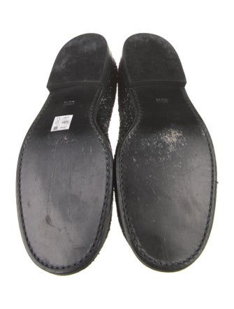 tricot COMME des GARÇONS Glitter Tweed Pattern Mary Jane Flats