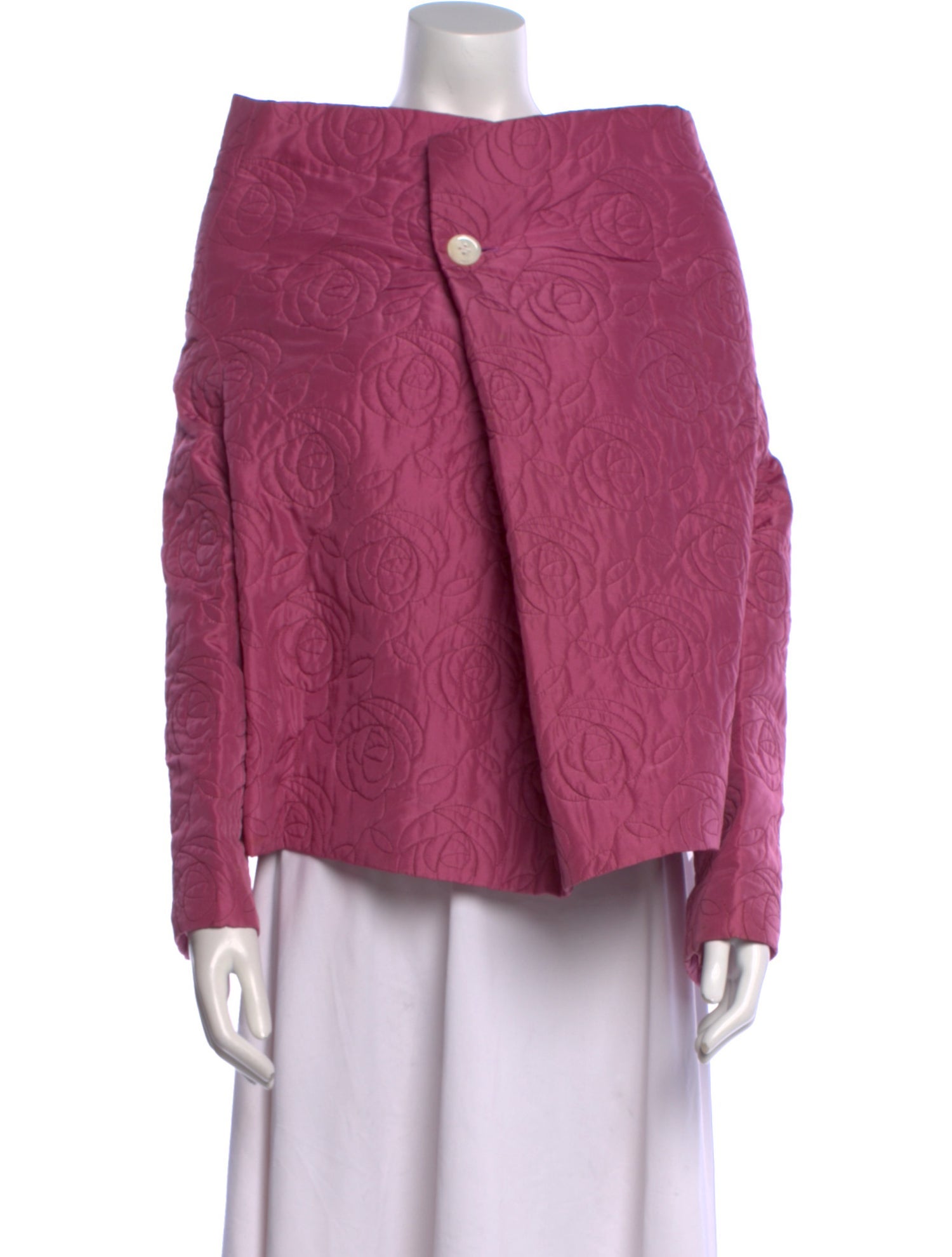 tricot COMME des GARÇONS Silk Printed Blouse