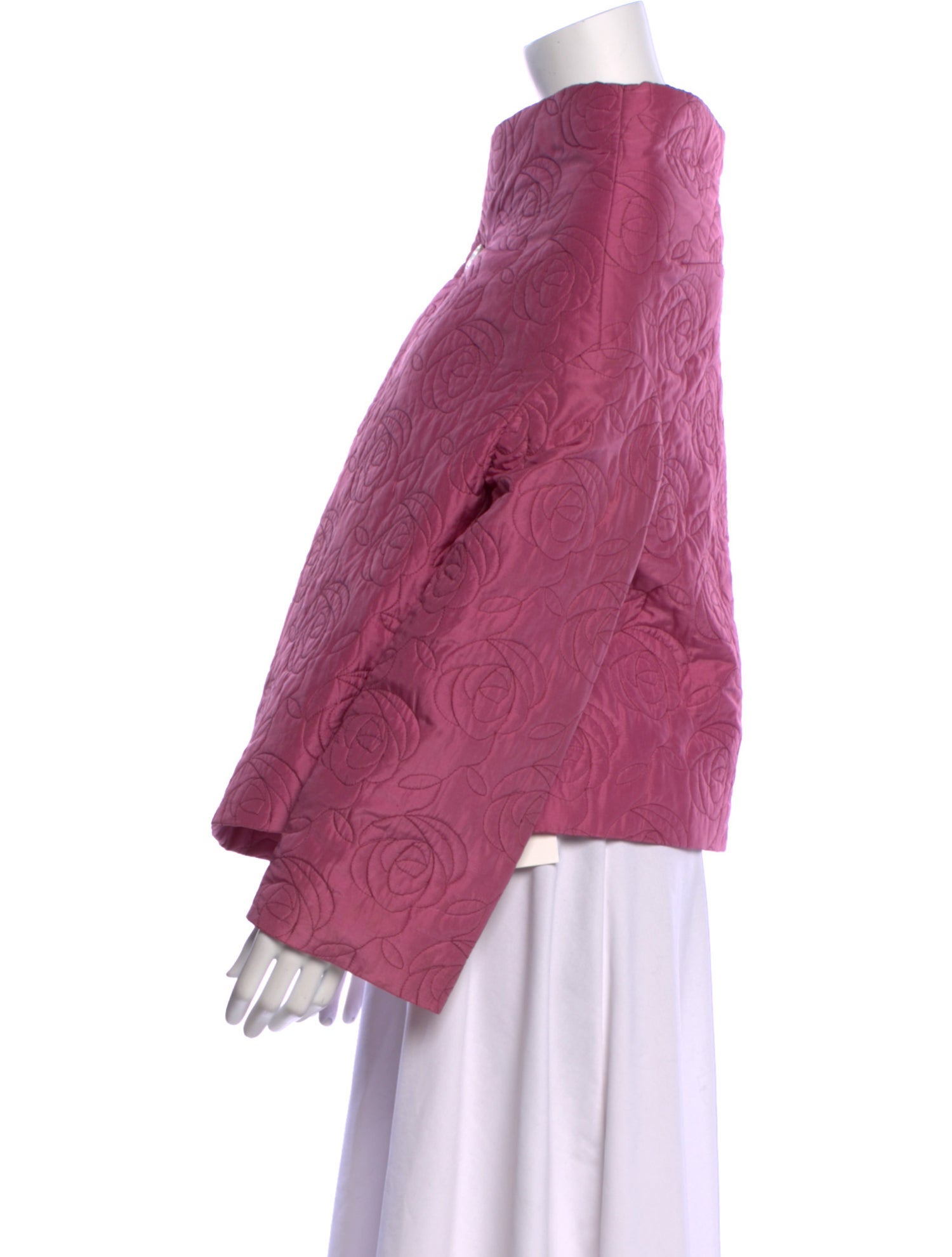 tricot COMME des GARÇONS Silk Printed Blouse