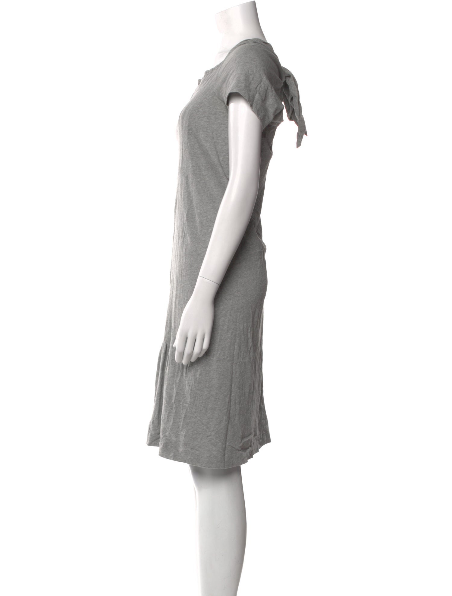 tricot COMME des GARÇONS Bateau Neckline Mini Dress