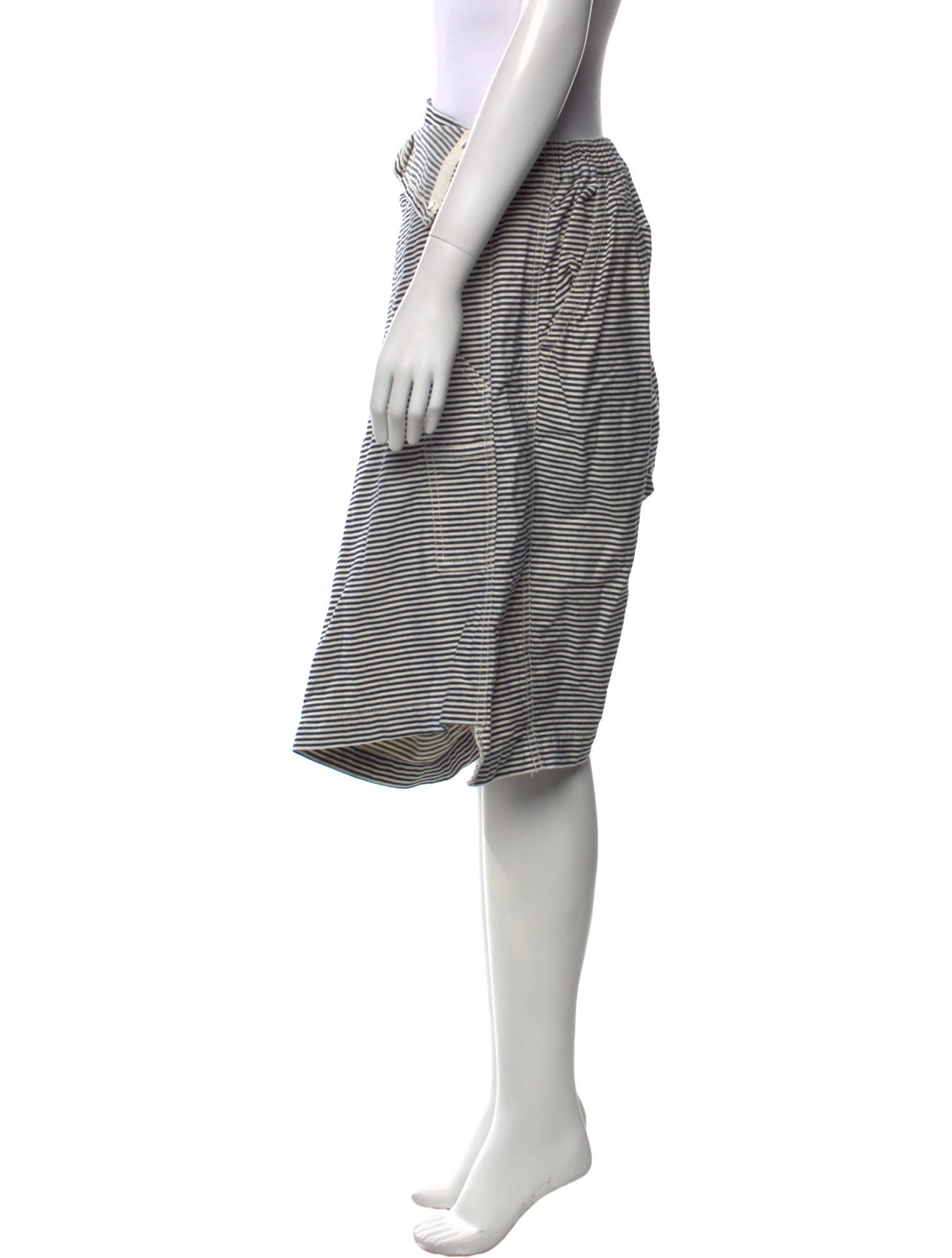 tricot COMME des GARÇONS Striped Knee-Length Shorts