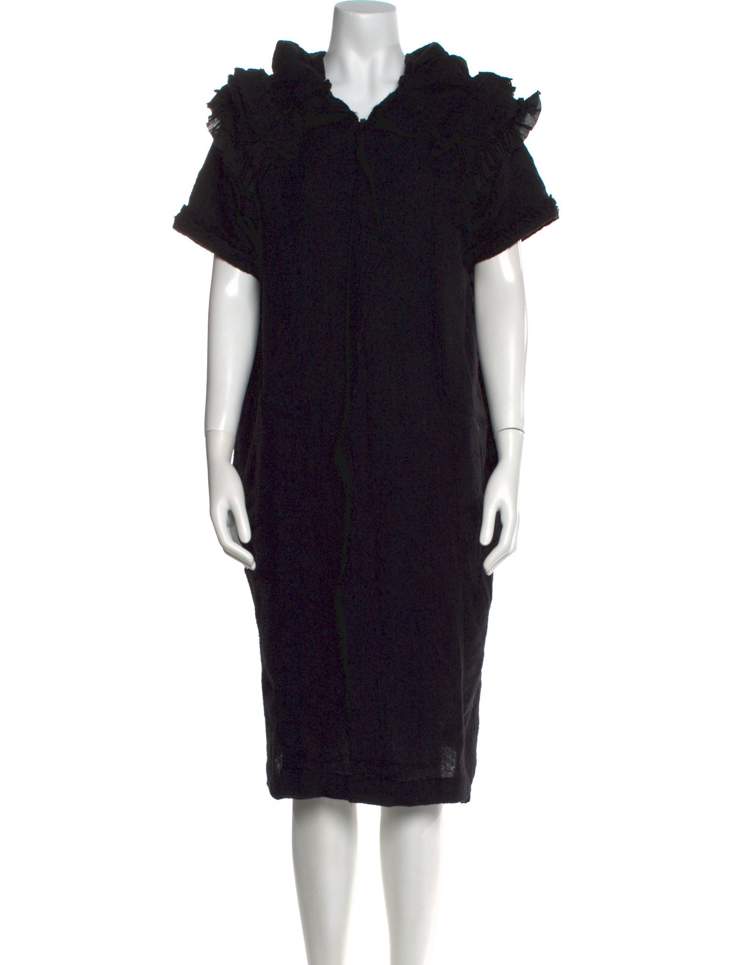 tricot COMME des GARÇONS Wool Midi Length Dress