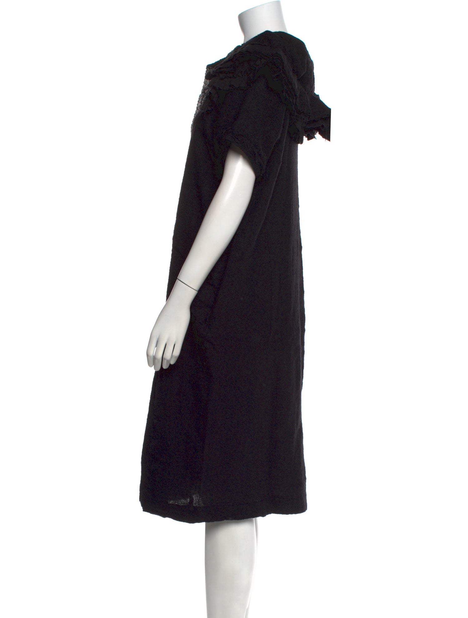tricot COMME des GARÇONS Wool Midi Length Dress