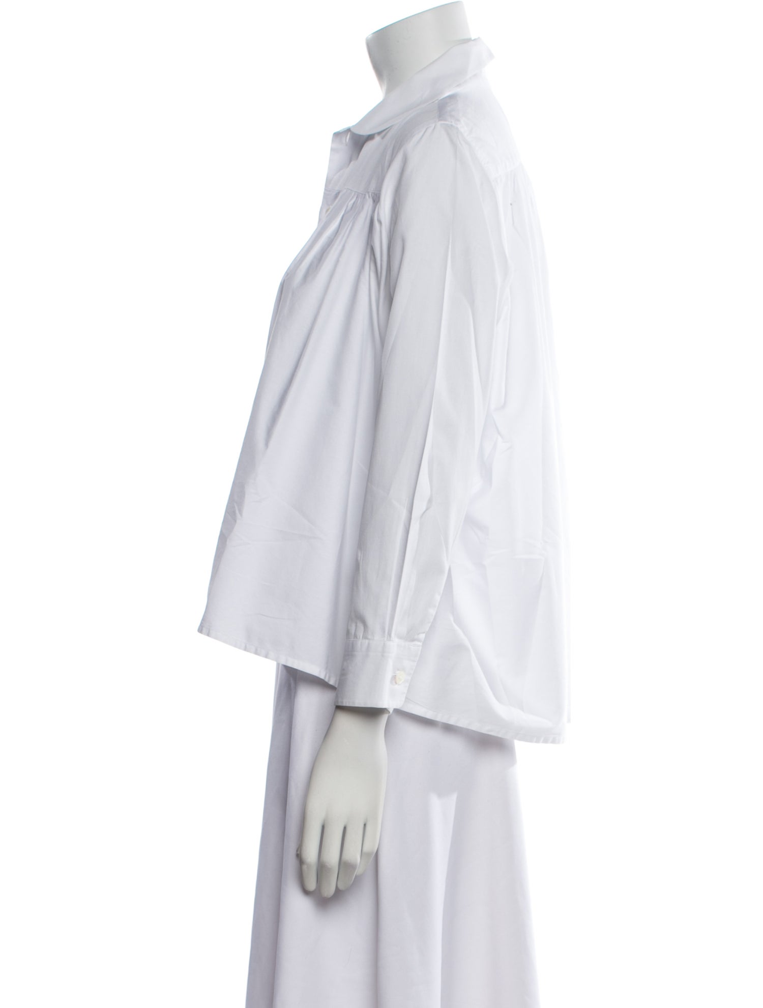 tricot COMME des GARÇONS Long Sleeve Button-Up Top