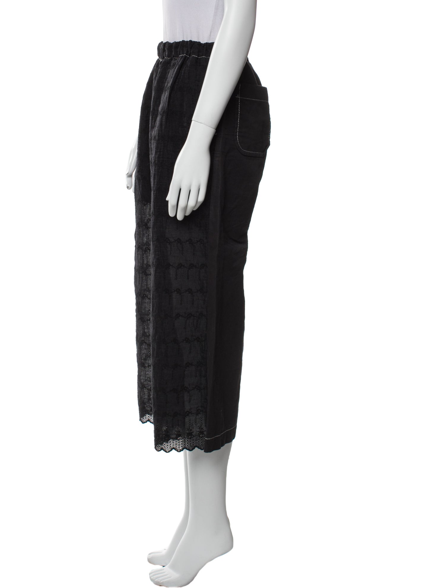 tricot COMME des GARÇONS Silk Wide Leg Pants