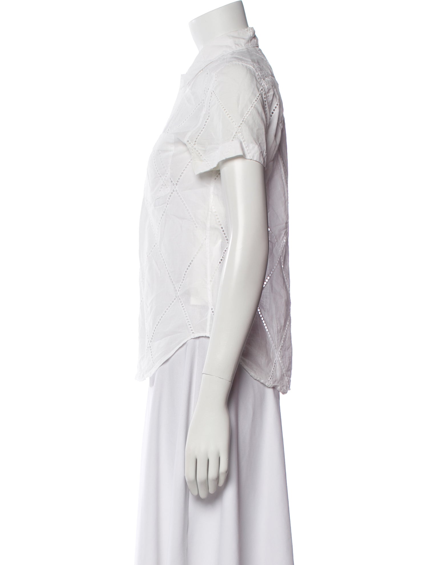 tricot COMME des GARÇONS Vintage 1990's Button-Up Top