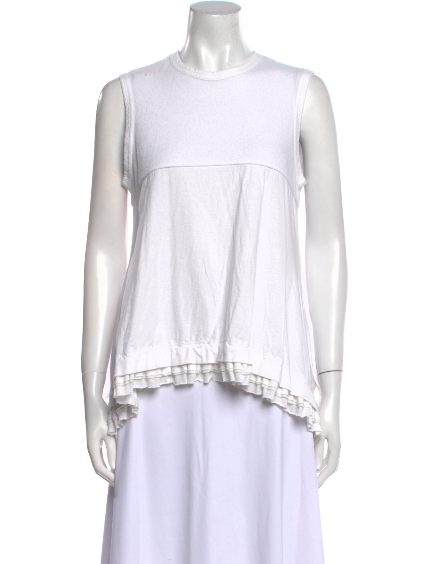 tricot COMME des GARÇONS Crew Neck Sleeveless Top