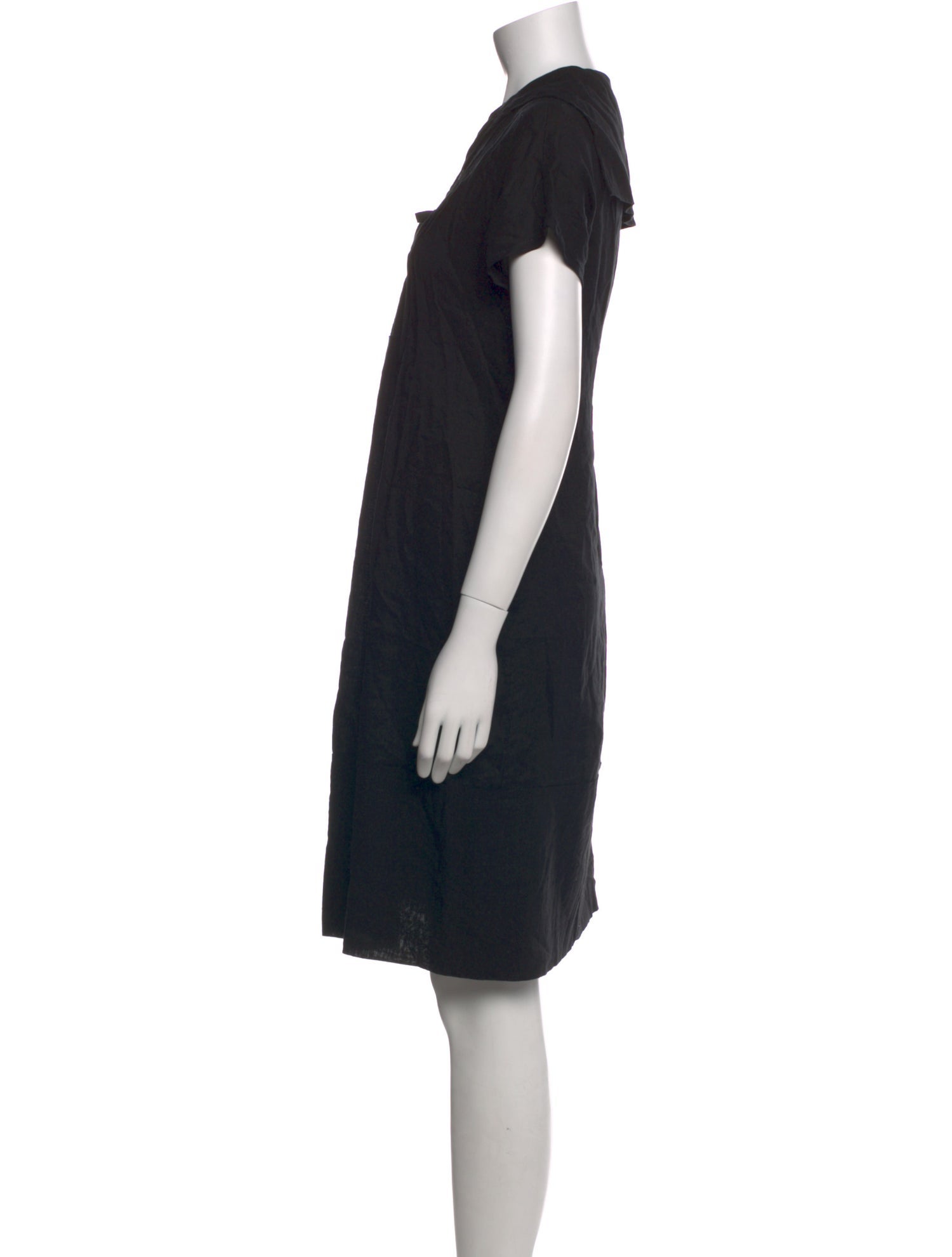 tricot COMME des GARÇONS Linen Knee-Length Dress