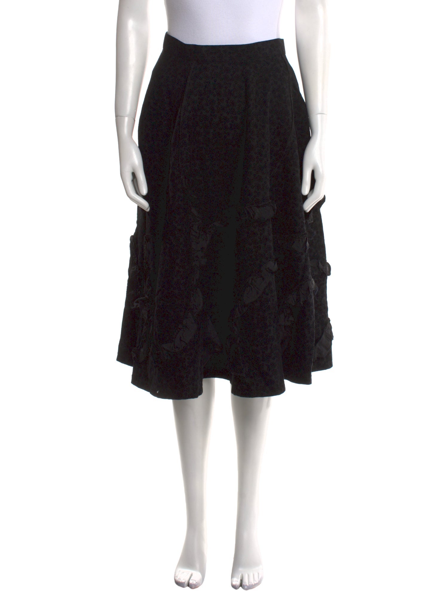 tricot COMME des GARÇONS Wool Knee-Length Skirt