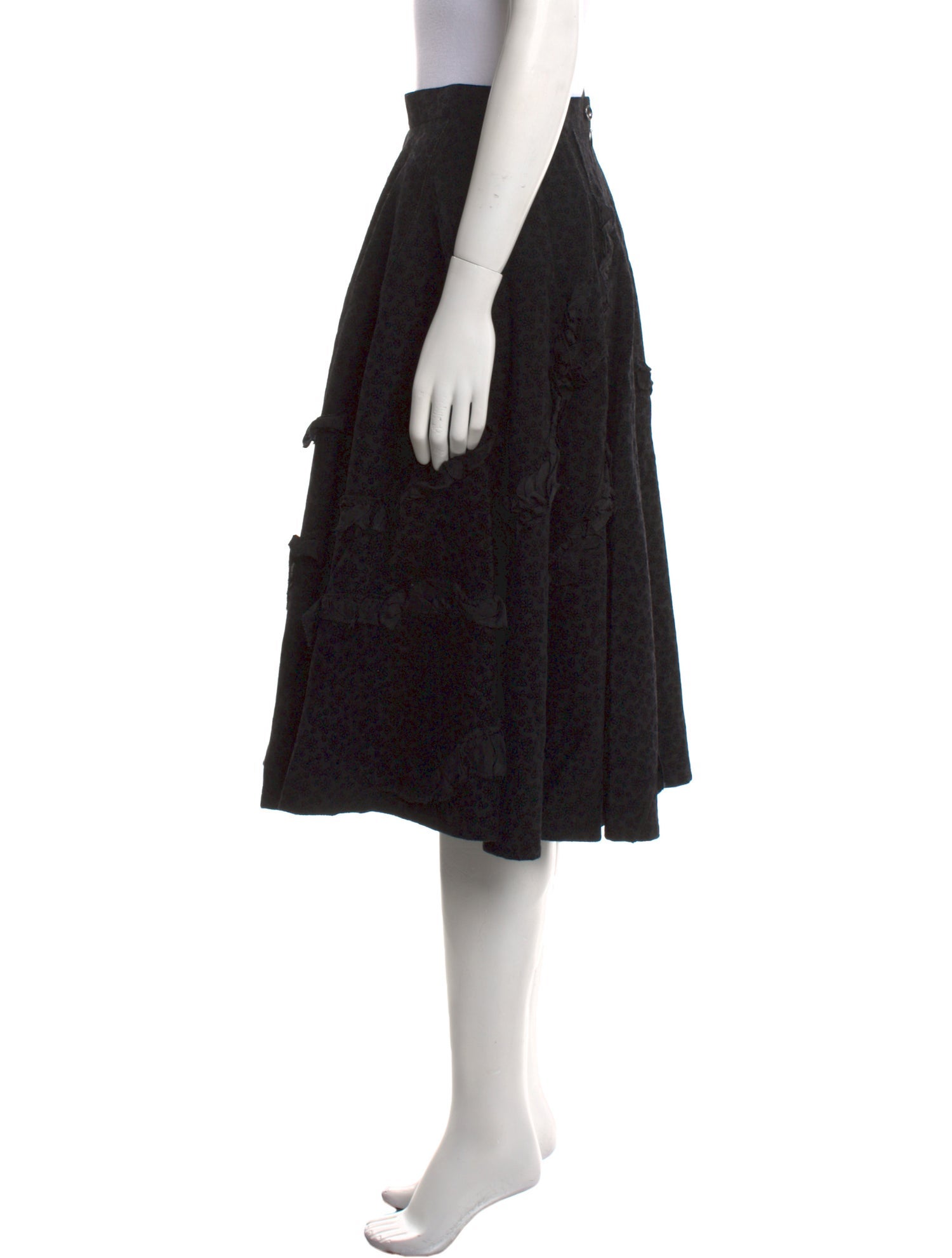 tricot COMME des GARÇONS Wool Knee-Length Skirt