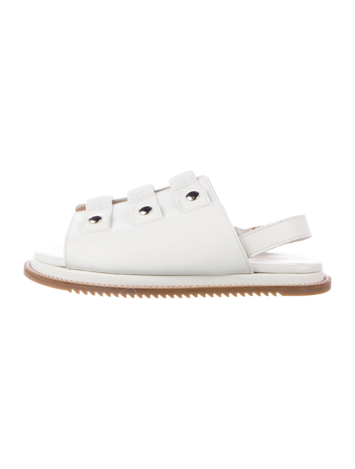 tricot COMME des GARÇONS Leather Slingback Sandals