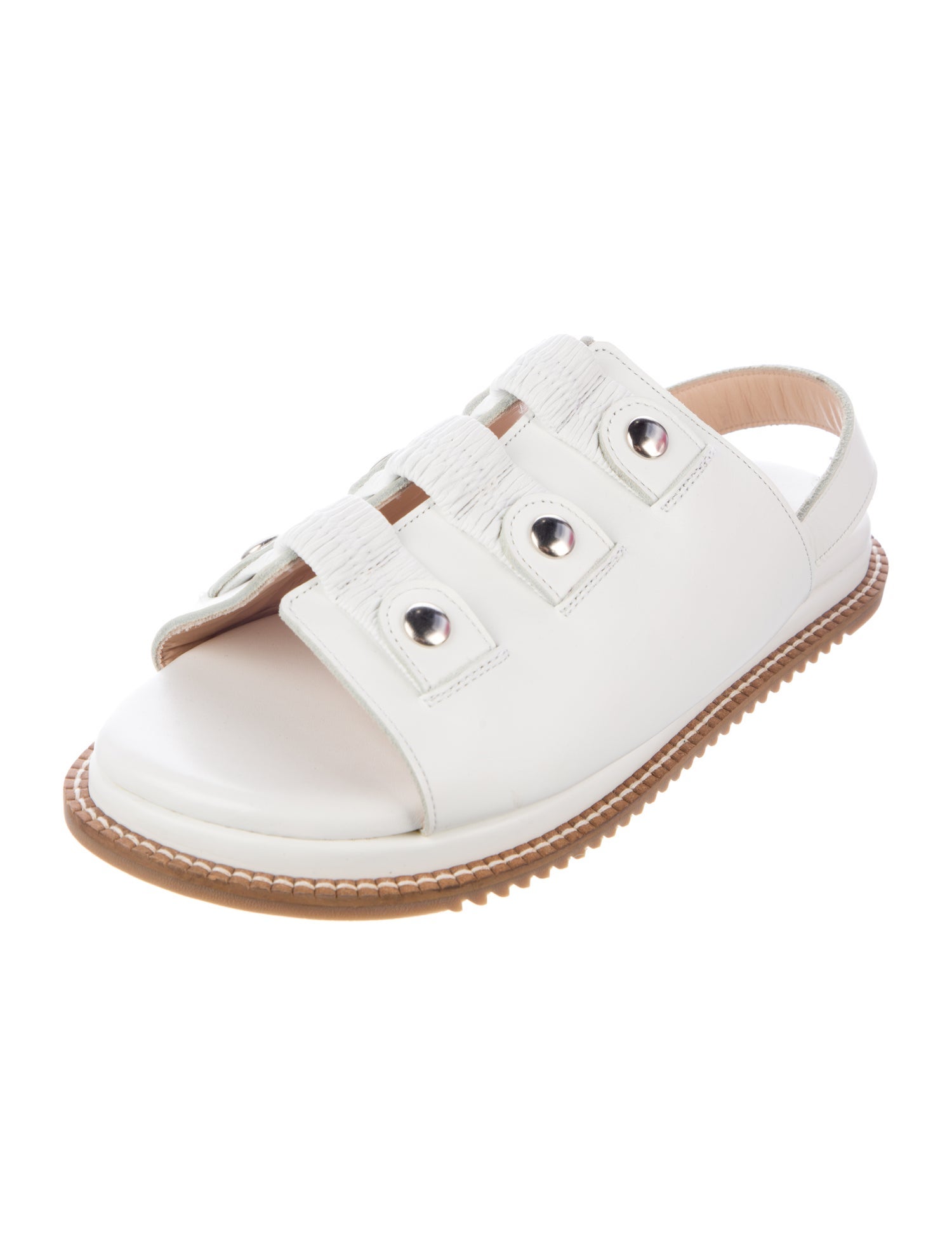 tricot COMME des GARÇONS Leather Slingback Sandals