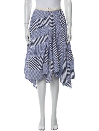 tricot COMME des GARÇONS Striped Knee-Length Skirt