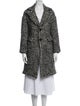 tricot COMME des GARÇONS Wool Tweed Pattern Coat