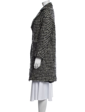 tricot COMME des GARÇONS Wool Tweed Pattern Coat