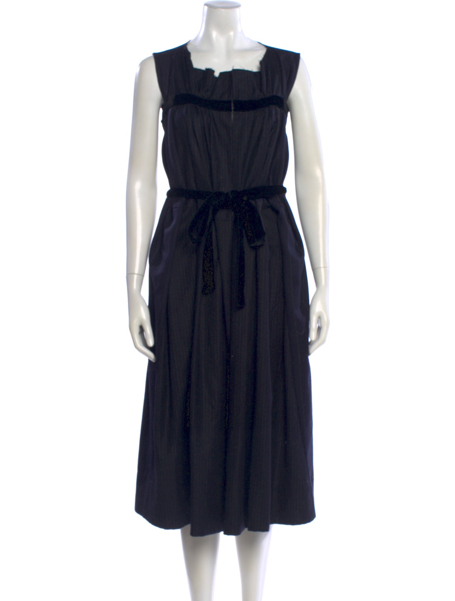 tricot COMME des GARÇONS Wool Midi Length Dress