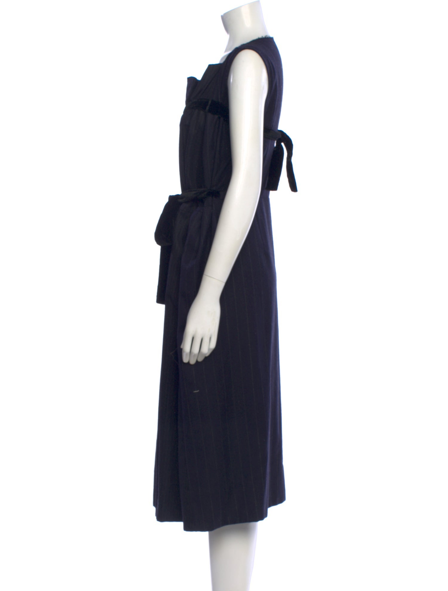 tricot COMME des GARÇONS Wool Midi Length Dress