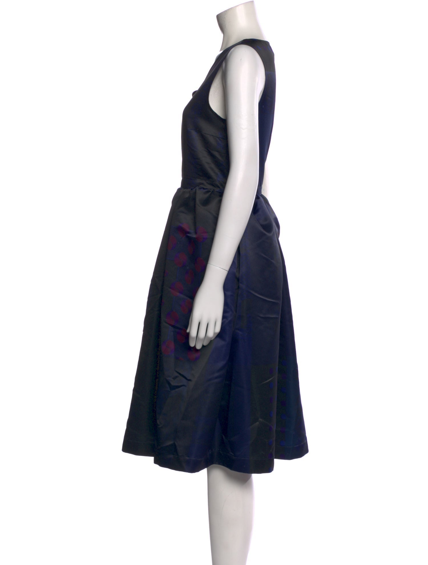 tricot COMME des GARÇONS Printed Midi Length Dress