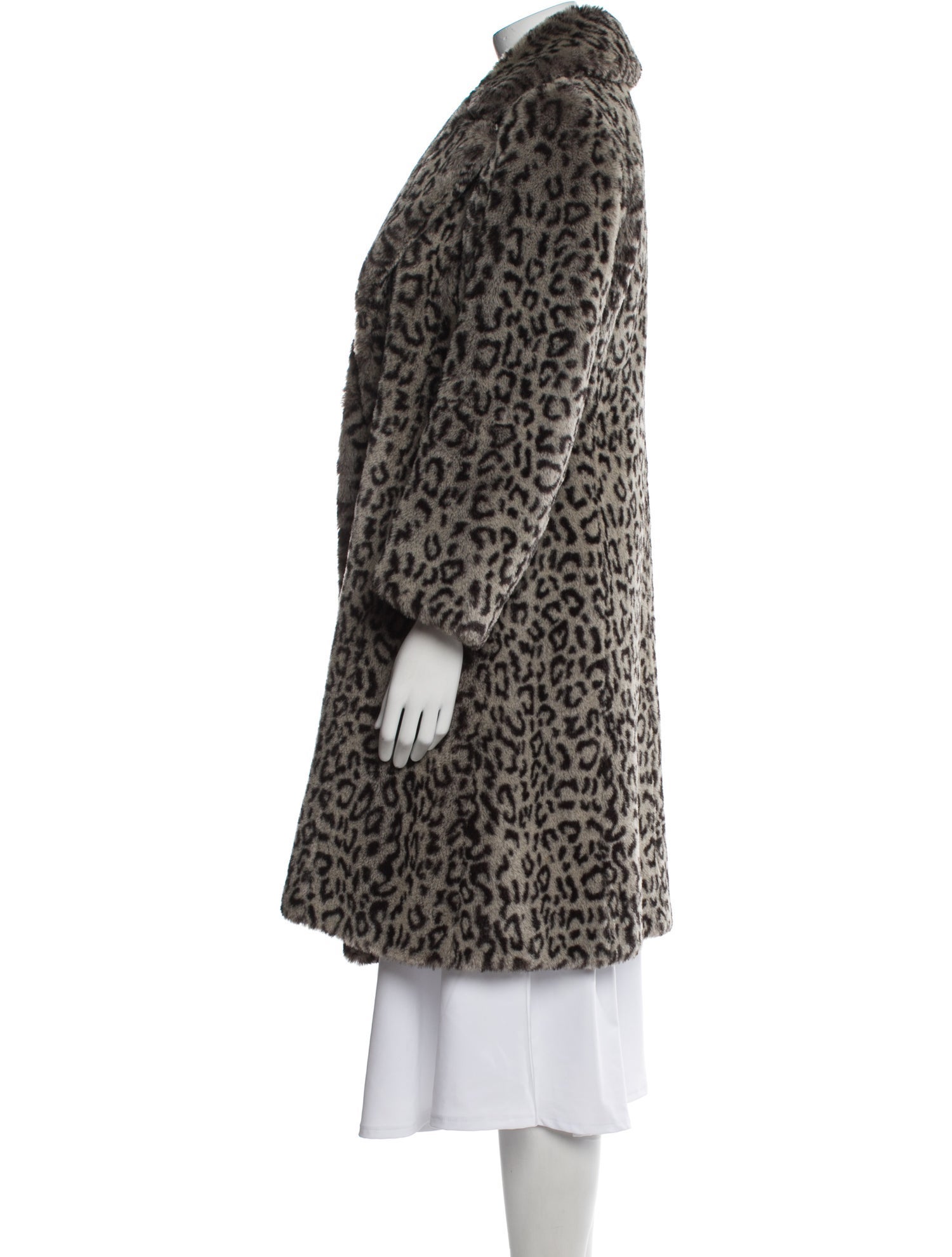 tricot COMME des GARÇONS Vintage 2003 Faux Fur Coat
