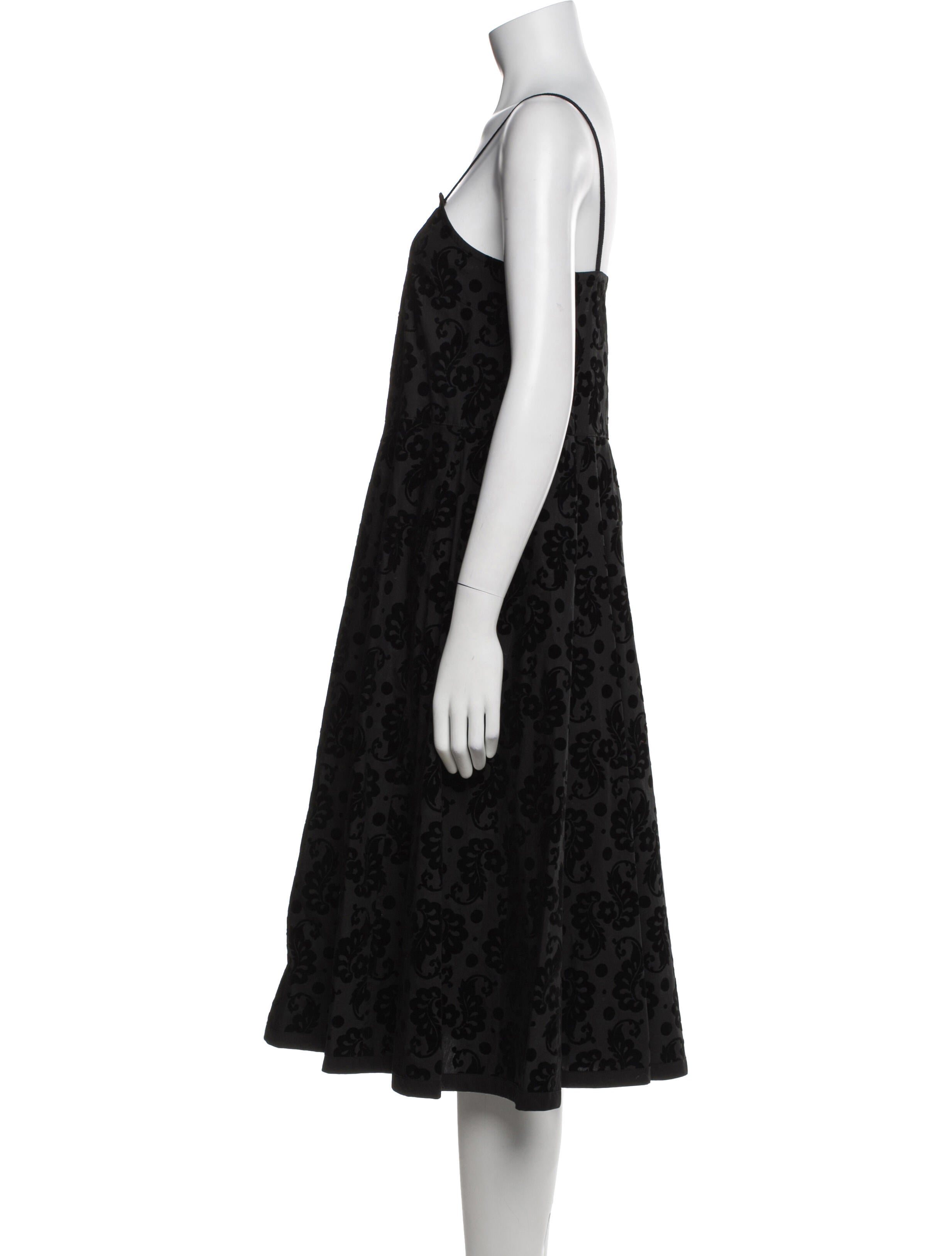 tricot COMME des GARÇONS Animal Print Midi Length Dress