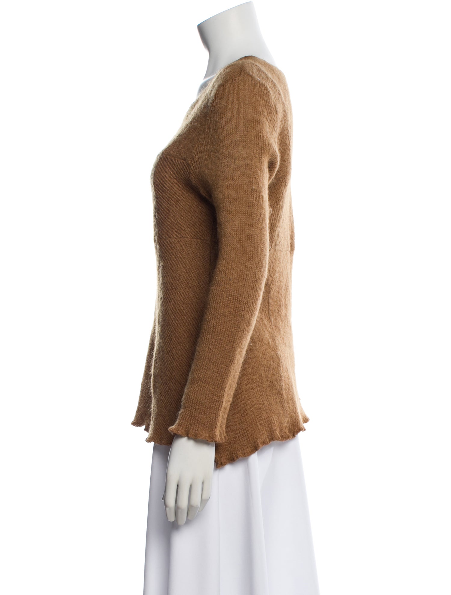 tricot COMME des GARÇONS Wool Scoop Neck Sweater