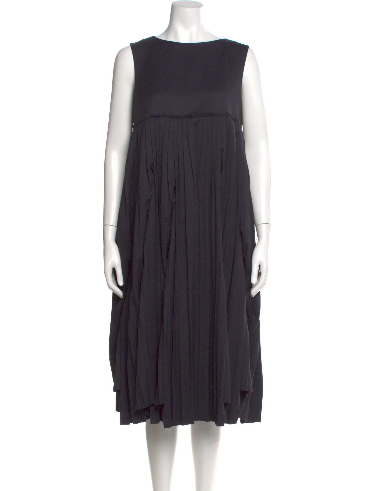 tricot COMME des GARÇONS Wool Midi Length Dress