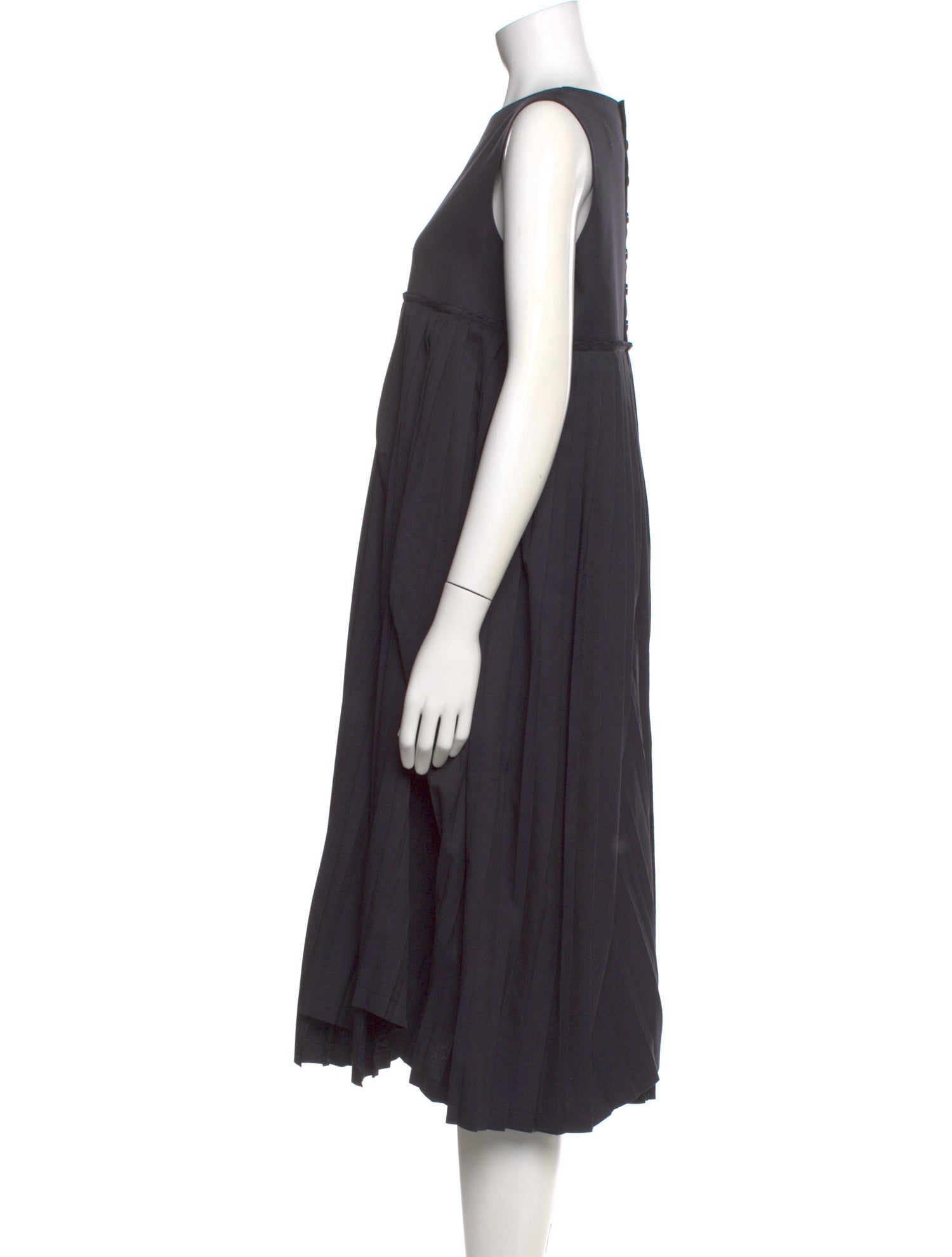 tricot COMME des GARÇONS Wool Midi Length Dress