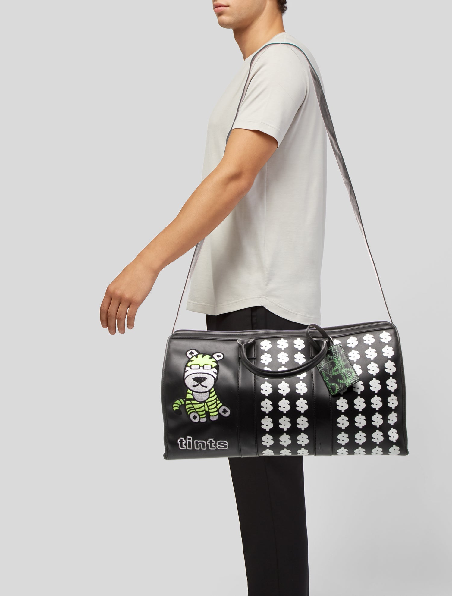 tints x CHASETHEMONEY Leather Weekender Bag