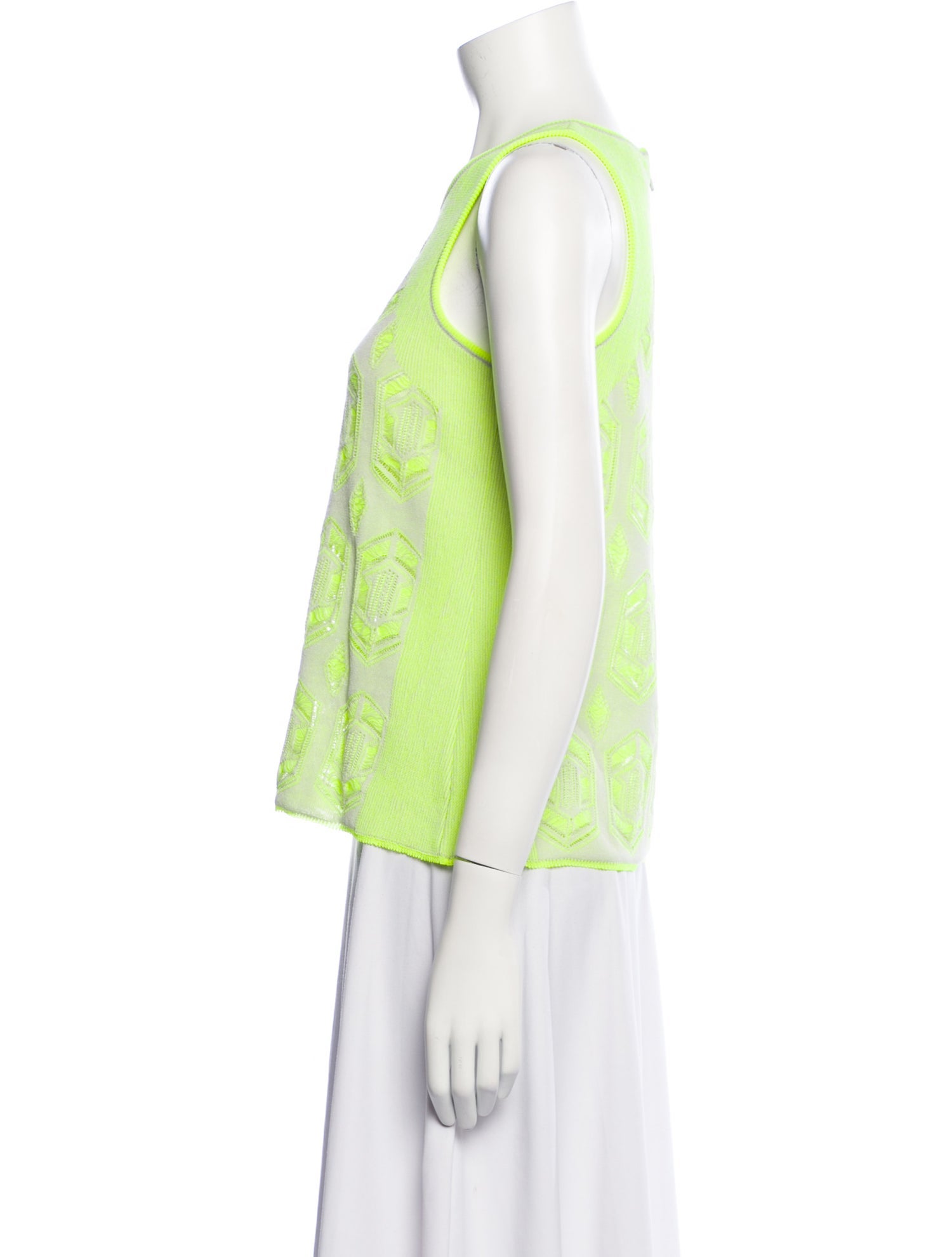 Dagmar Printed Scoop Neck Top