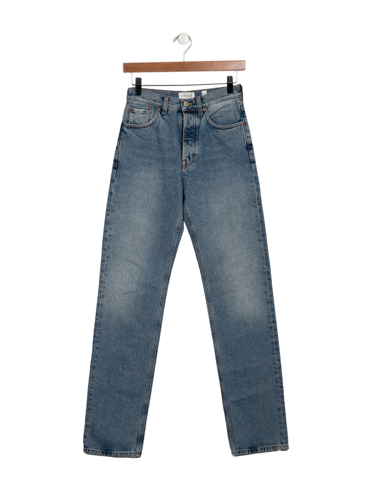 Dagmar Mid-Rise Straight Leg Jeans