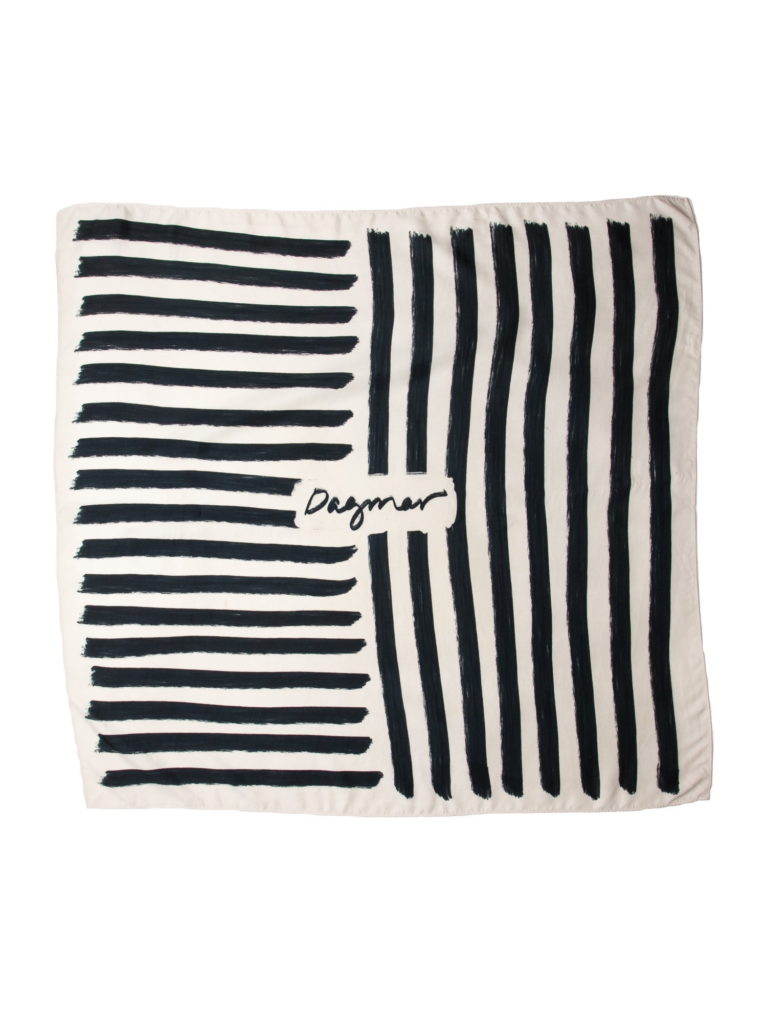 Dagmar Silk Striped Scarf