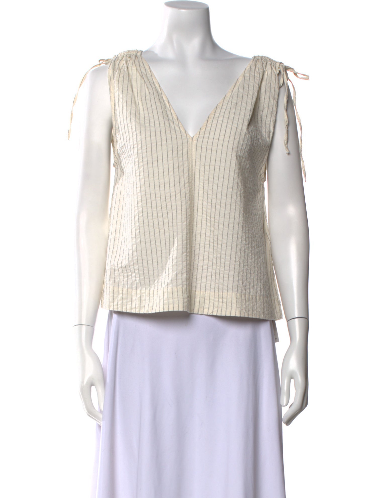 Dagmar Striped V-Neck Tank Top