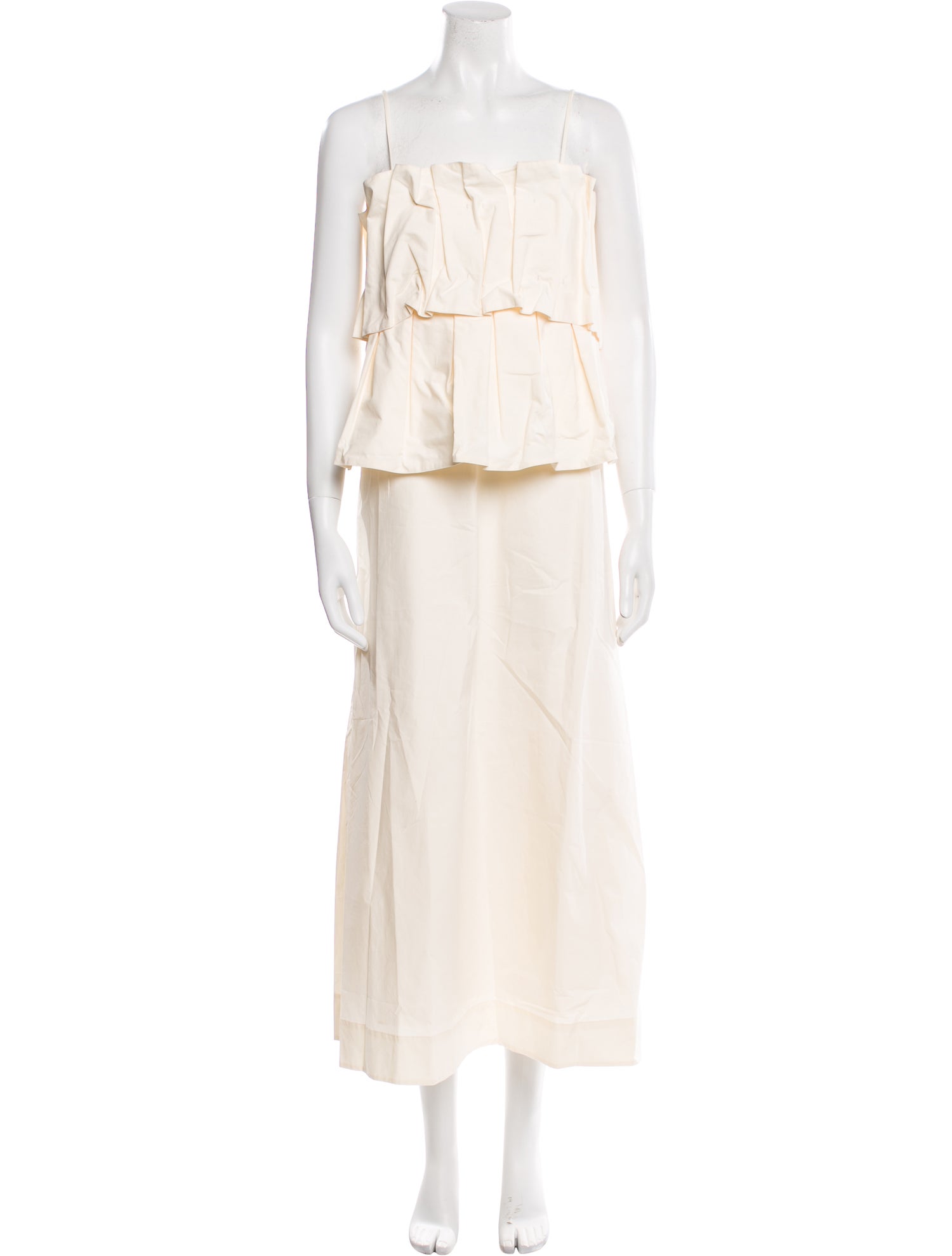 Dagmar Square Neckline Midi Length Dress