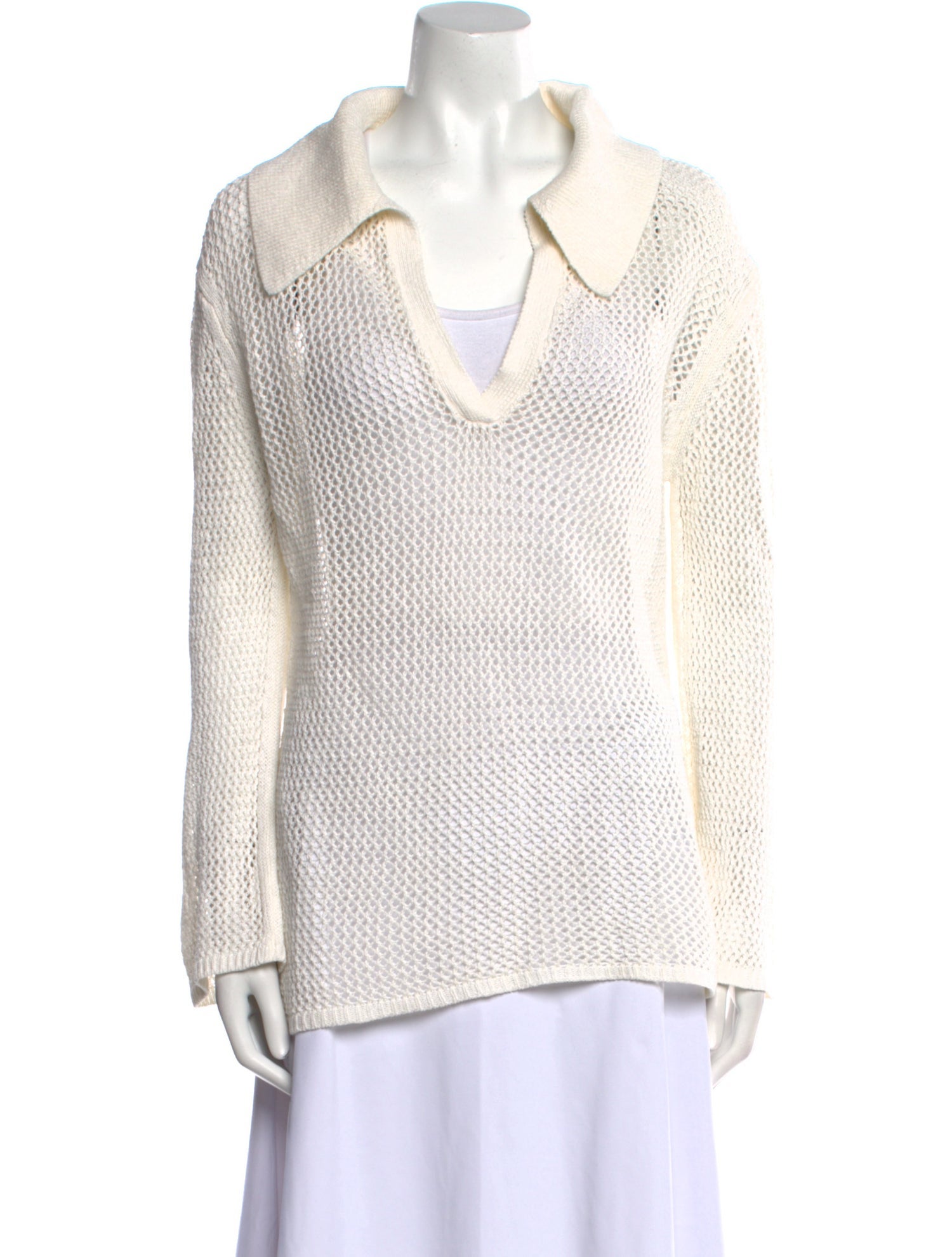 Dagmar Linen V-Neck Sweatshirt