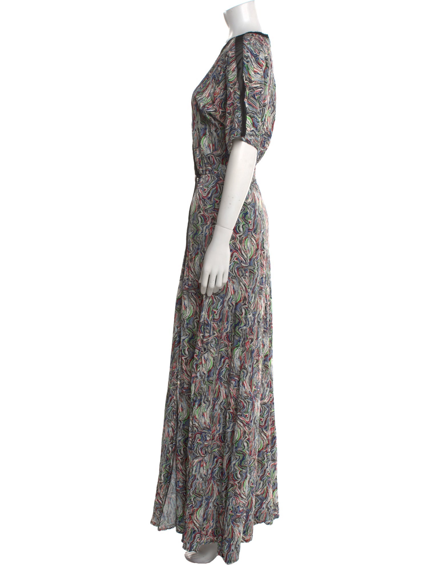 Dagmar Paisley Print Long Dress