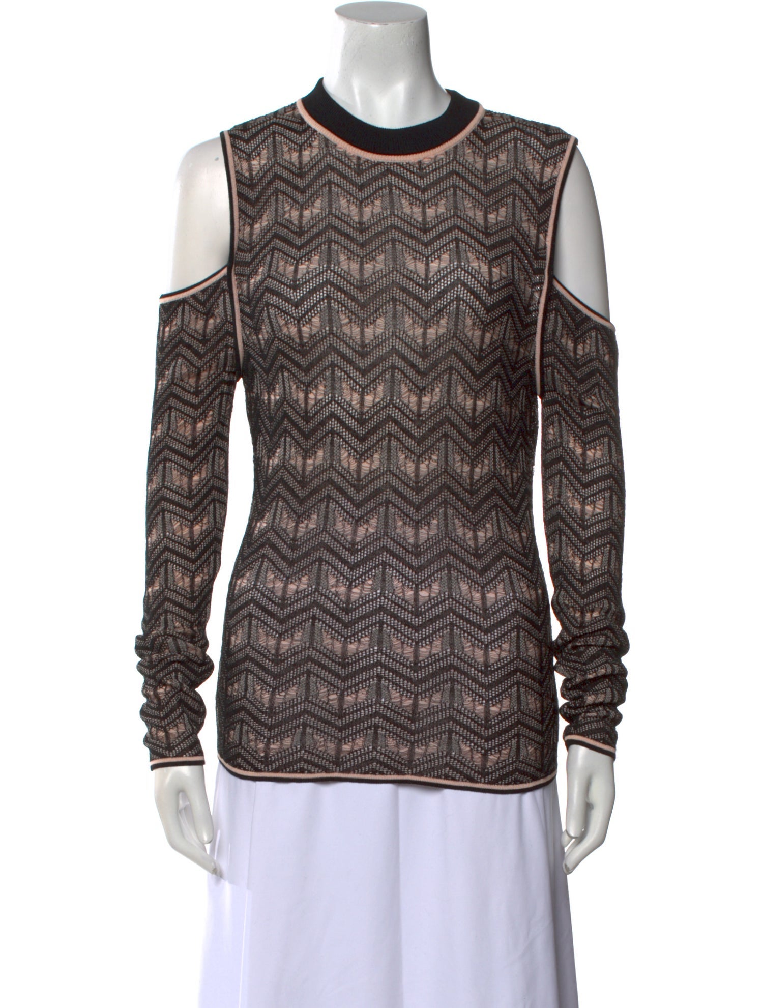 Dagmar Printed Crew Neck Top