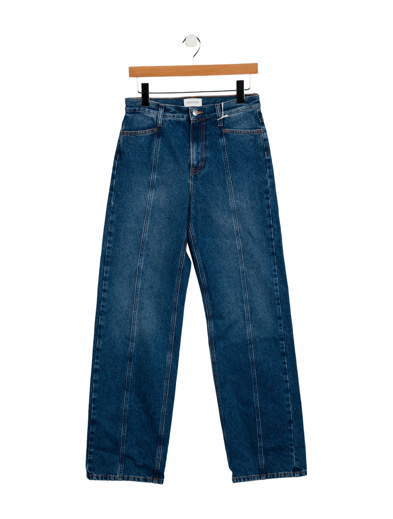 Dagmar Mid-Rise Straight Leg Jeans