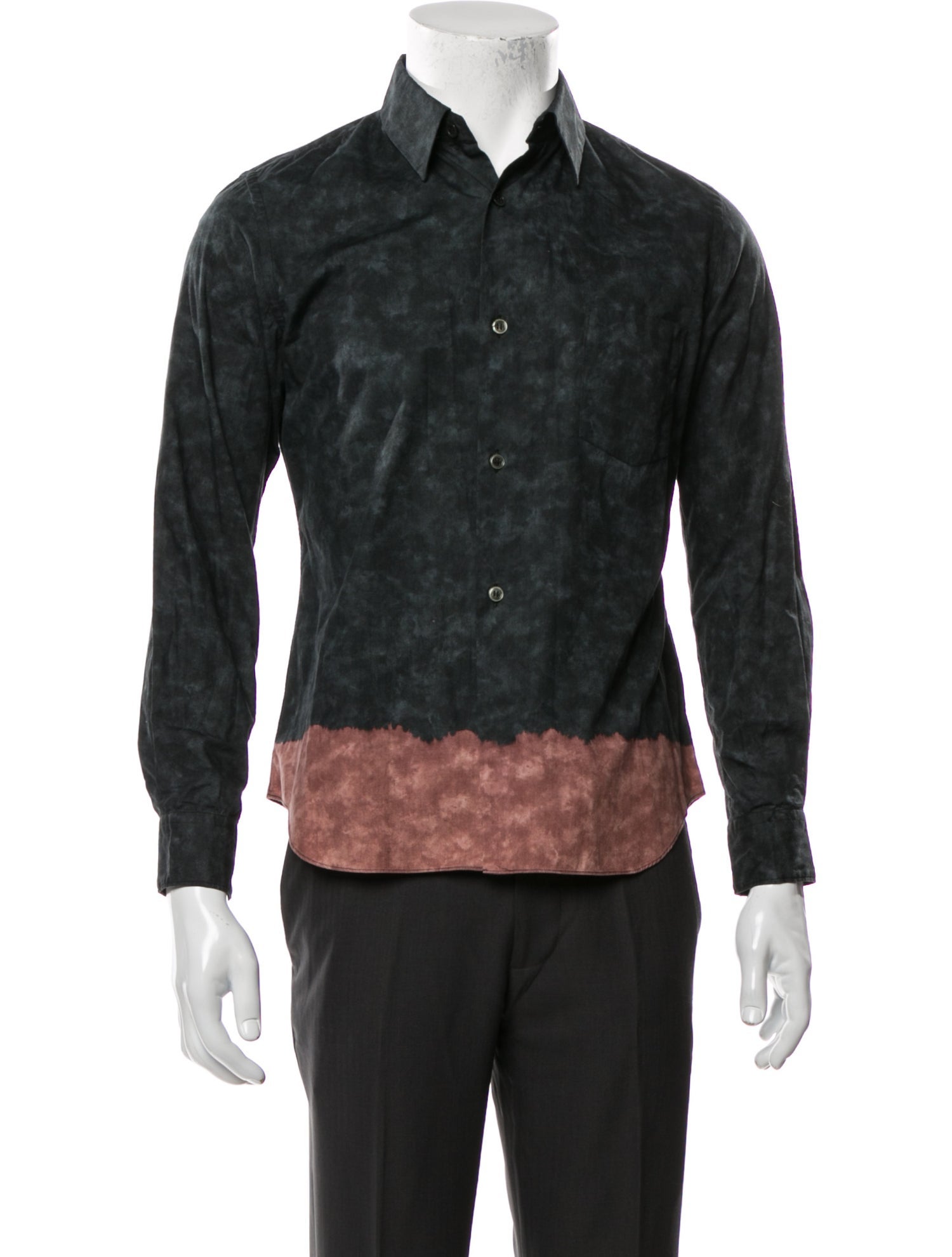 comme des garcons tie dye shirt