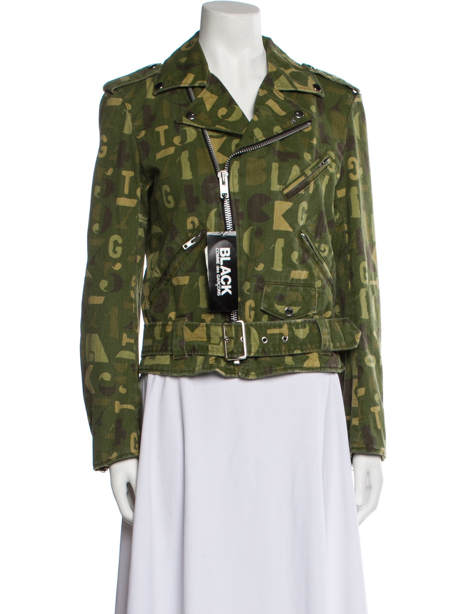 BLACK Comme des Garçons Printed Blazer w/ Tags