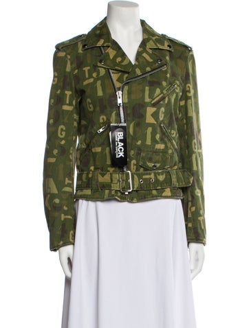 Black Comme des Garçons Jackets Printed Blazer S