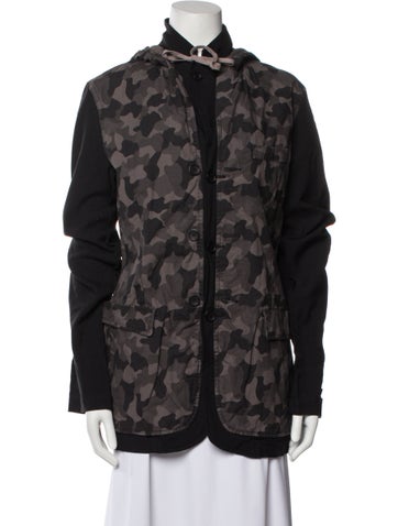 Black Comme des Garçons Jackets Printed Utility Jacket M