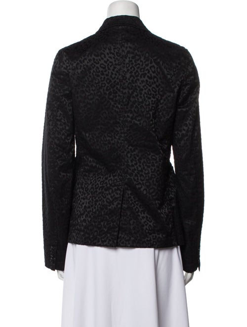 BLACK Comme des Garçons Animal Print Blazer