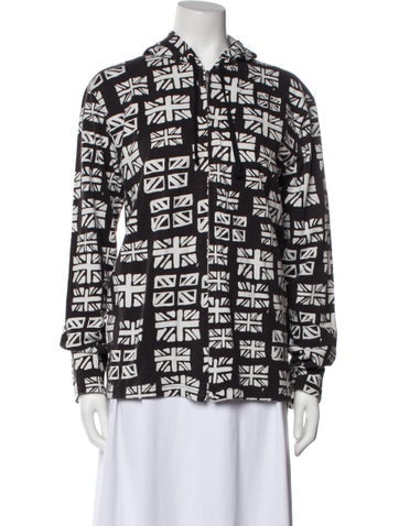 Black Comme des Garçons Jackets Printed Evening Jacket L