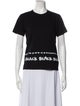 BLACK Comme des Garçons Graphic Print Crew Neck T-Shirt