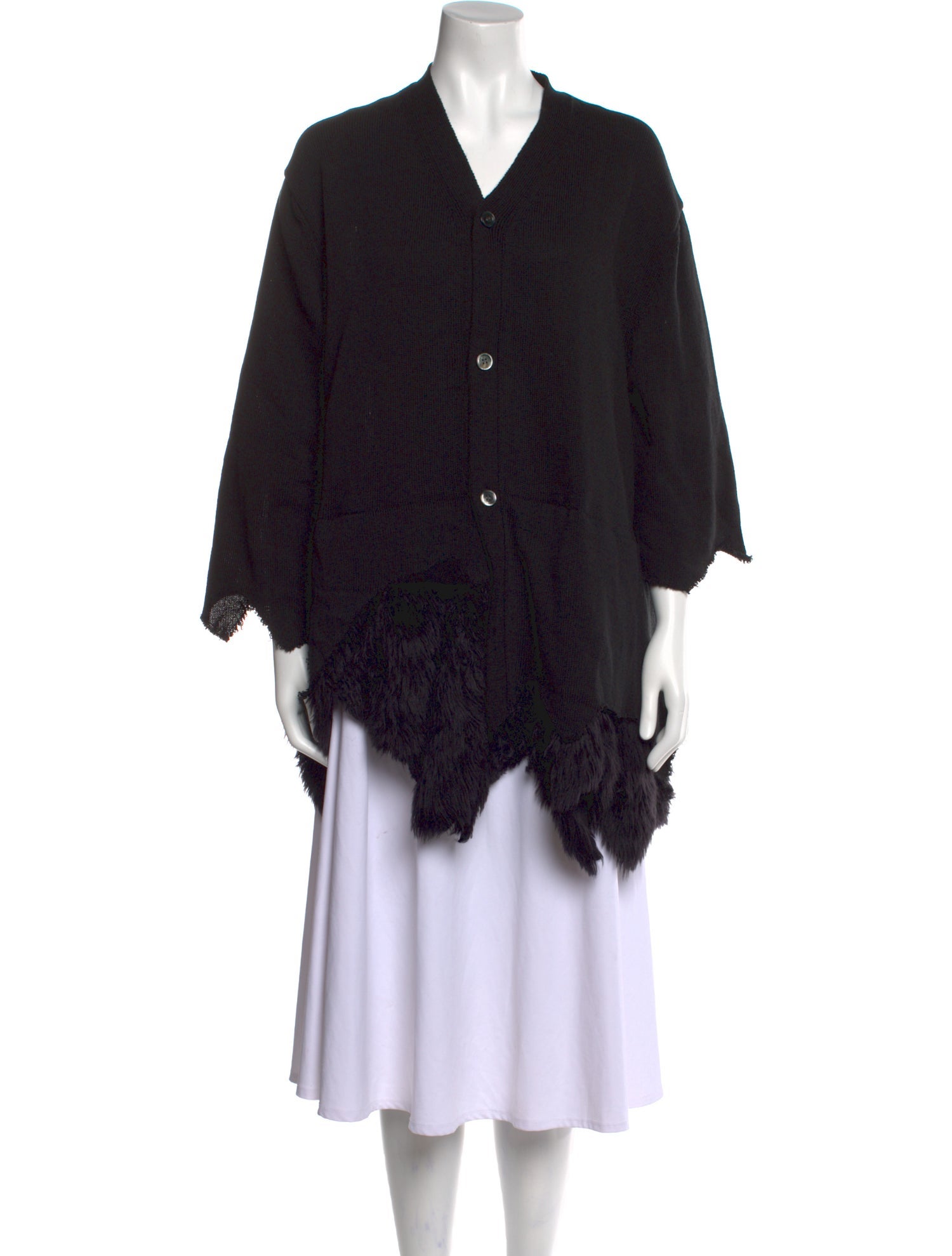 BLACK Comme des Garçons V-Neck Sweater w/ Tags