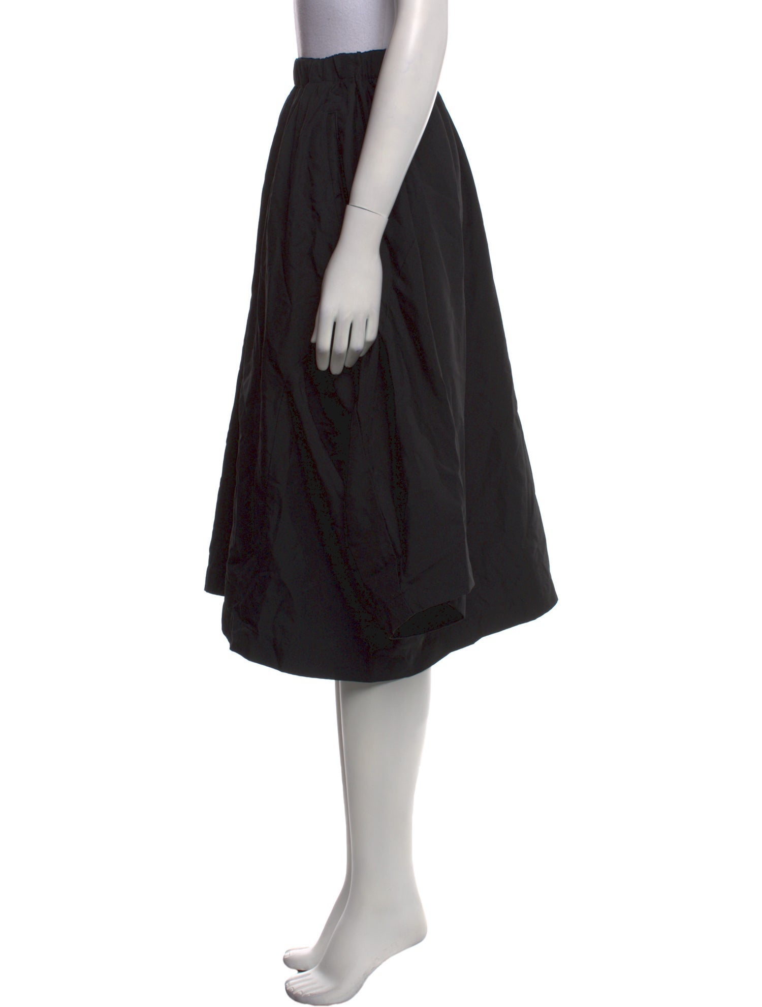 BLACK Comme des Garçons Knee-Length Skirt